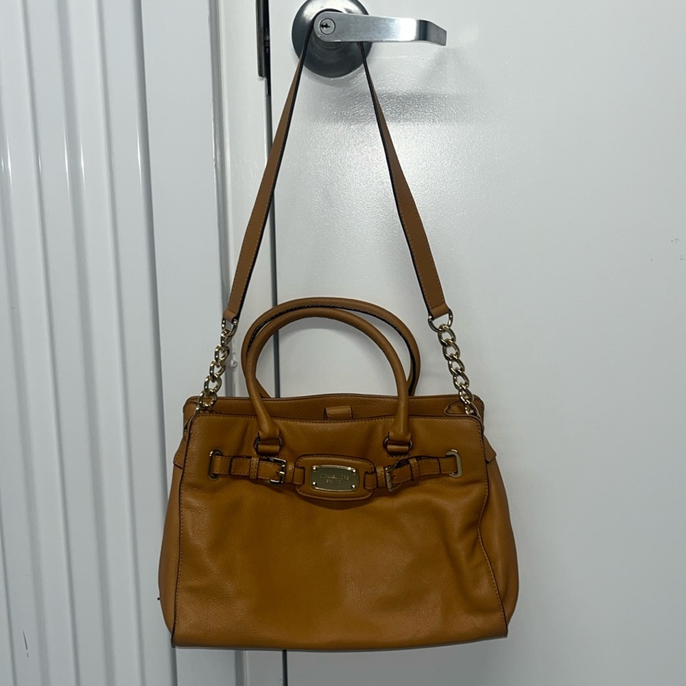 VGUC Michael Kors Large Leather Hamilton Satchel Tote Bag